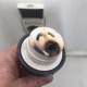 Close-up of a damaged 30A powerboat shore power plug, showing burnt contacts. Safety warning for marine electrical systems.