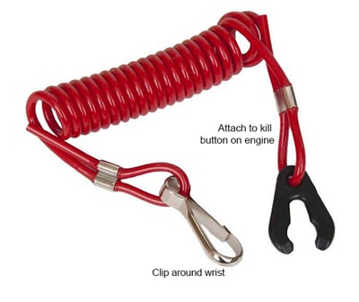 Dinghy kill cord