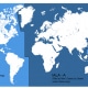 World map illustrating IALA maritime buoyage systems: Region A and B navigation rules for safe powerboating.